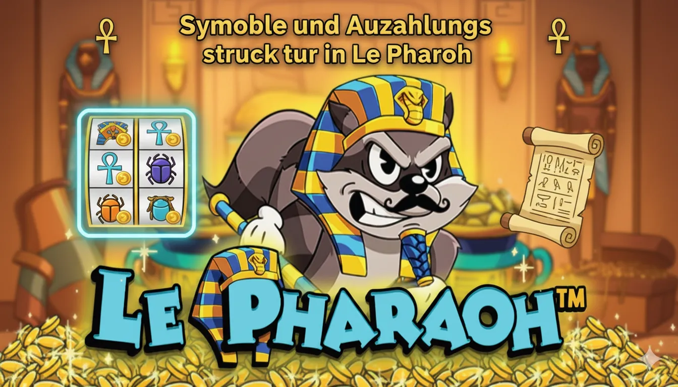 Symbole und Auszahlungsstruktur in Le Pharaoh